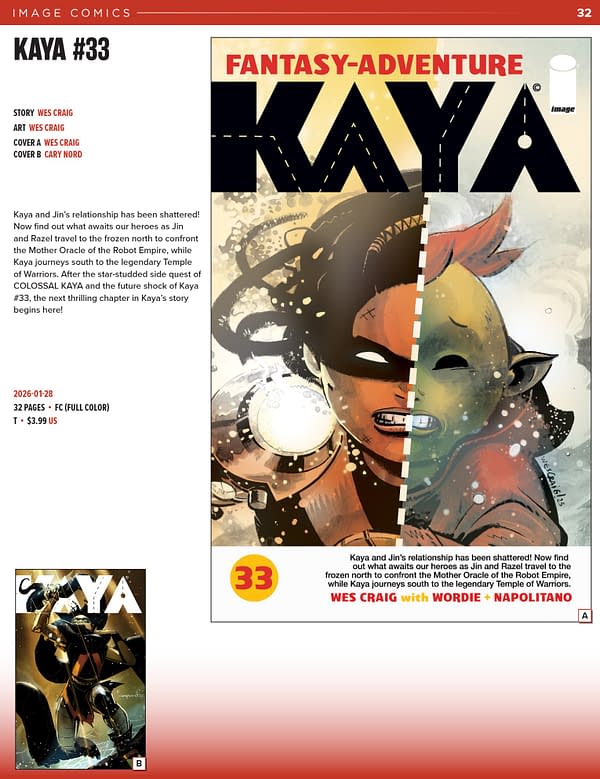 Image Comics January 2026 Full Solicits