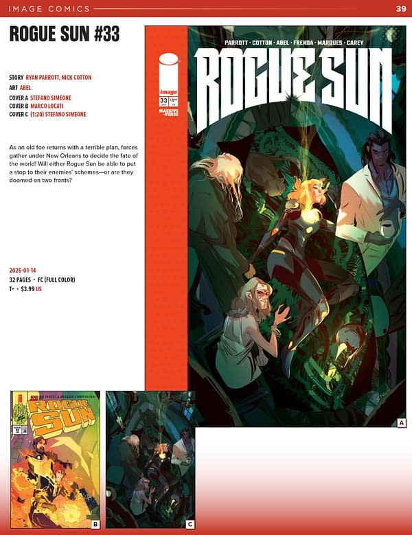 Image Comics January 2026 Full Solicits