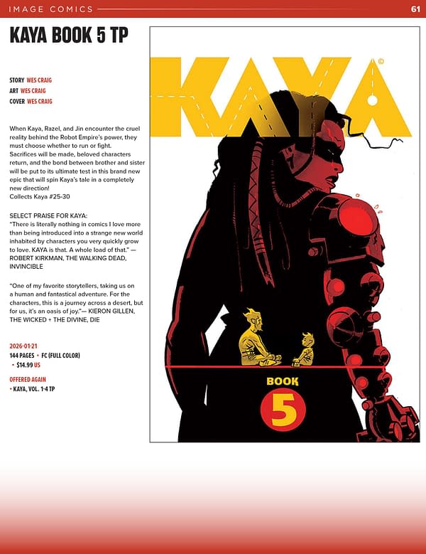 Image Comics January 2026 Full Solicits