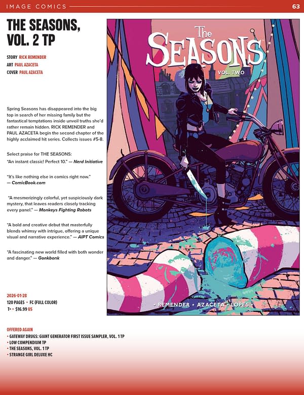 Image Comics January 2026 Full Solicits