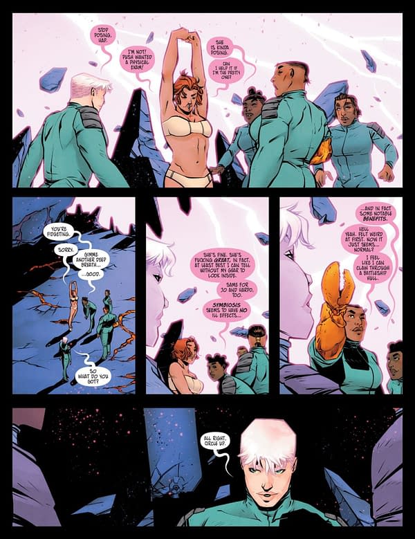 Interior preview page from The Forged #10