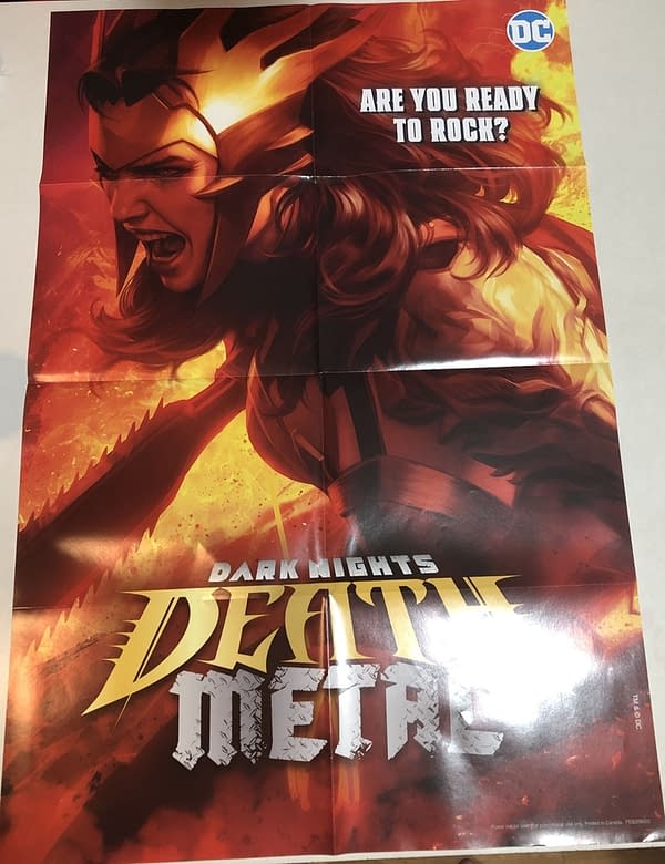Death Metal #1 Wonder Woman Variant Cover Promotional Poster