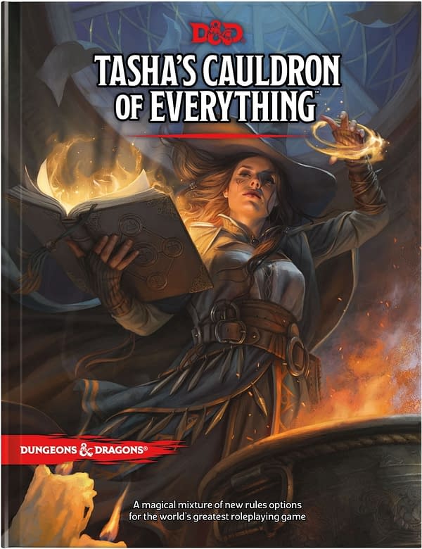 A look at the cover of Dungeons & Dragons: Tasha's Cauldron Of Everything. Courtesy of Wizards of the Coast.