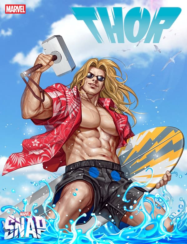 Cover image for THOR #800 INHYUK LEE MARVEL SNAP SWIMSUIT VARIANT