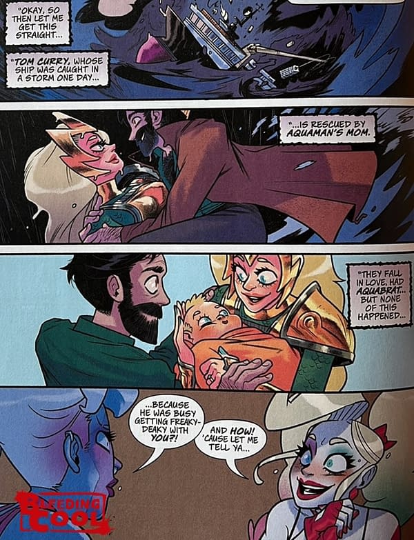 Harley Quinn Continues To Diss Aquaman At Every Available Opportunity