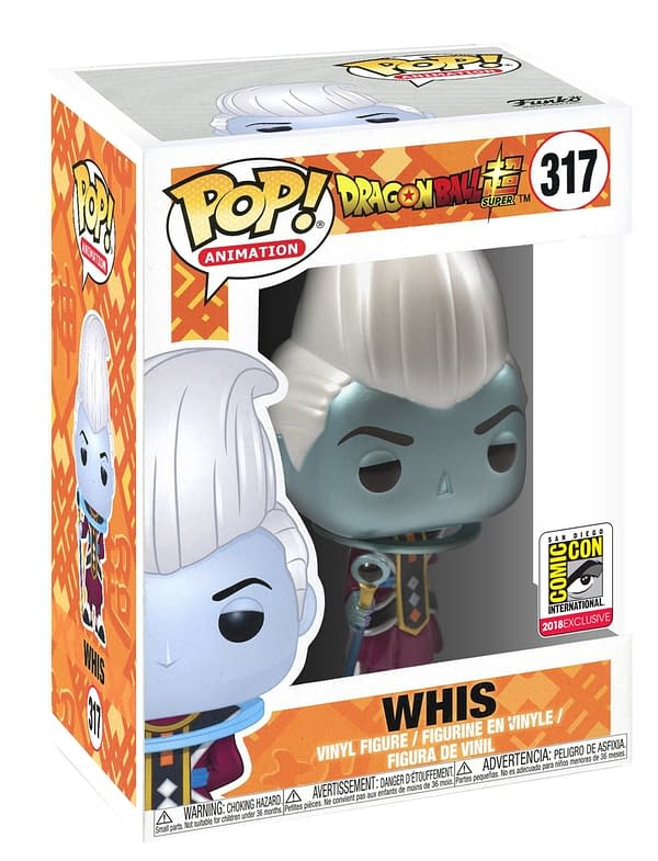 Funko SDCC Funimation Exclusive Whis Dragonball Pop