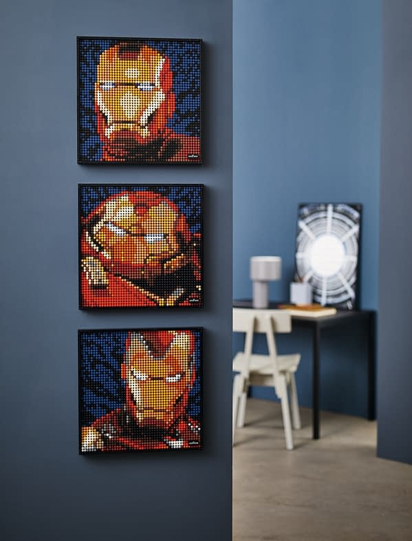 Iron Man Gets an Exclusive Buildable Wall Art Set with LEGO