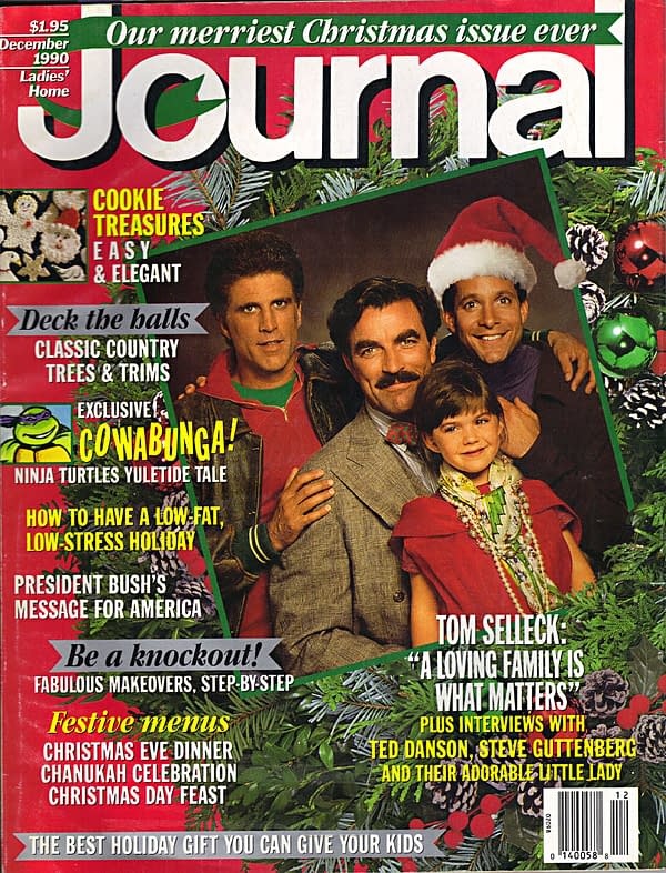 Ladies' Home Journal December 1990 Cover TMNT
