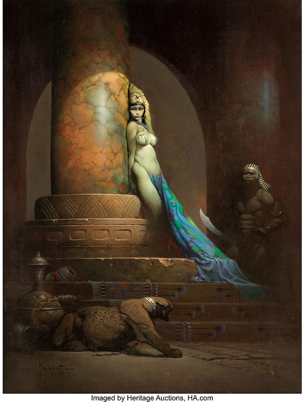 Frank Frazetta's Cover For Eerie #23 Sells For $5,400,000, Smashing Previous Records Set by Hergé