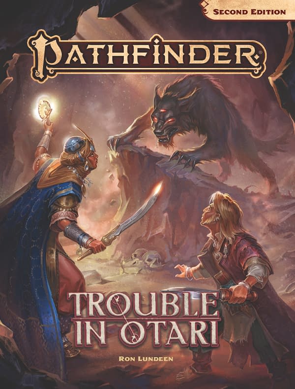 Cover for the Pathfinder adventure Trouble In Otari, courtesy of Paizo.