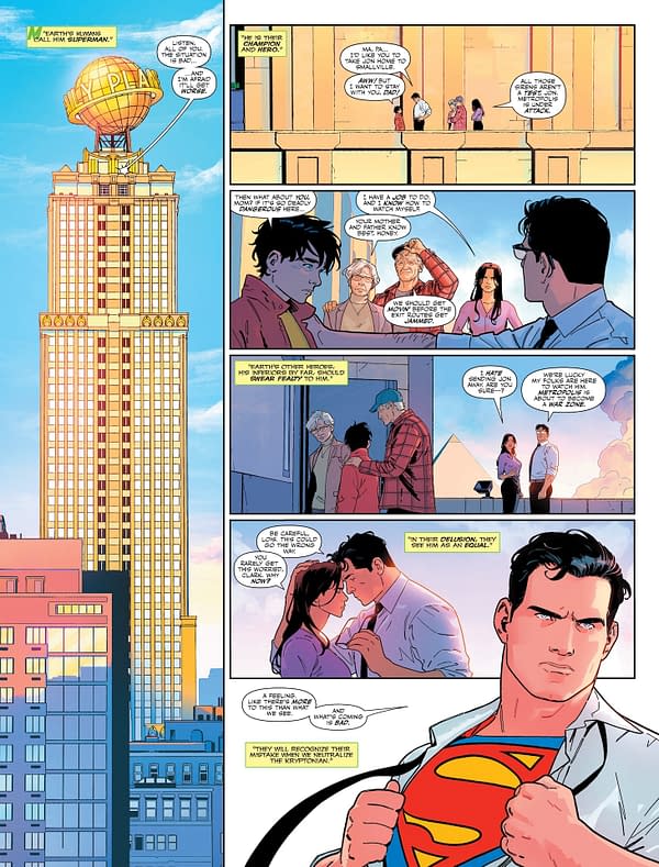 Interior preview page from Superman Treasury 2025: Hero for All #1