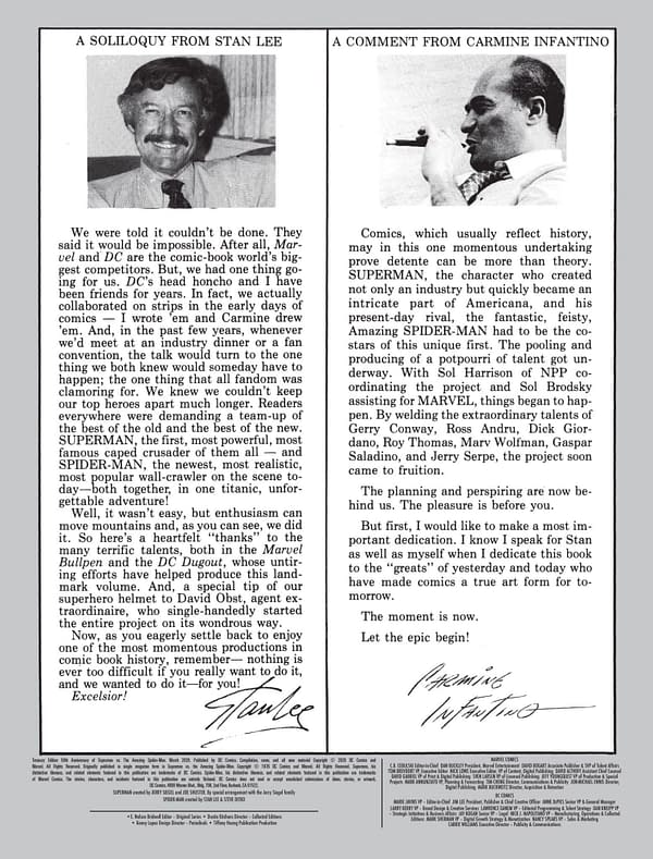 Interior preview page from Superman vs The Amazing Spider-Man #1 Facsimile Edition