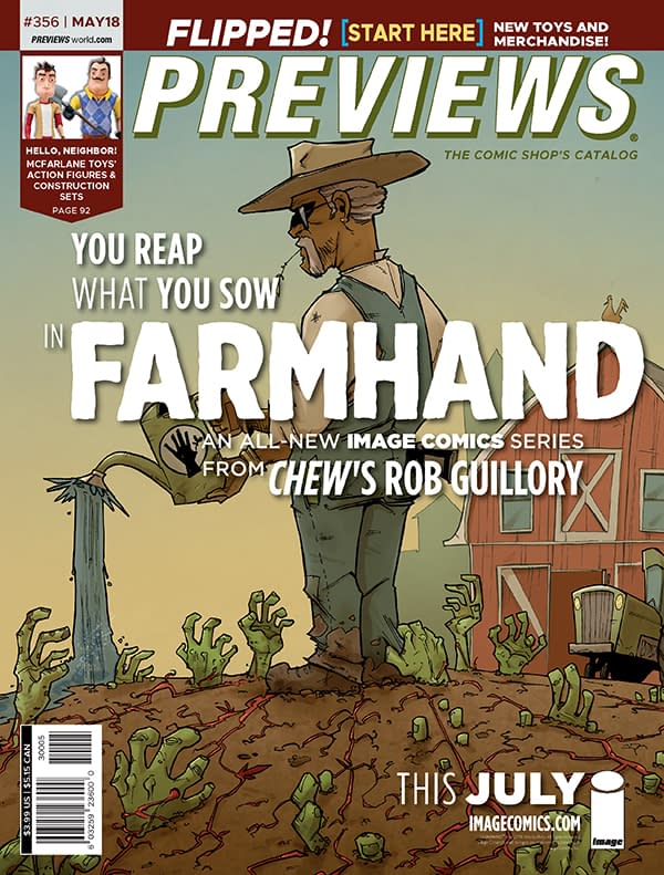 Next Week's Diamond Previews Puts Captain America and Farmhand on the Cover