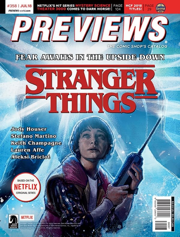 James Bond and Stranger Things on Cover of Next Week's Diamond Previews