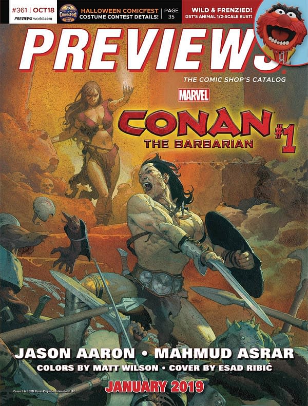 Esad Ribic's Conan Covers Next Week's Diamond Previews