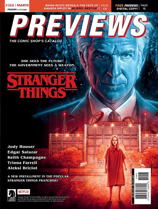 Excellence and Stranger Things on Next Week's Diamond Previews Covers &#8211; and Gems Of The Month