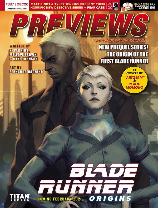 Blade Runner and Radiant Black on Next Week's Previews Catalog Covers