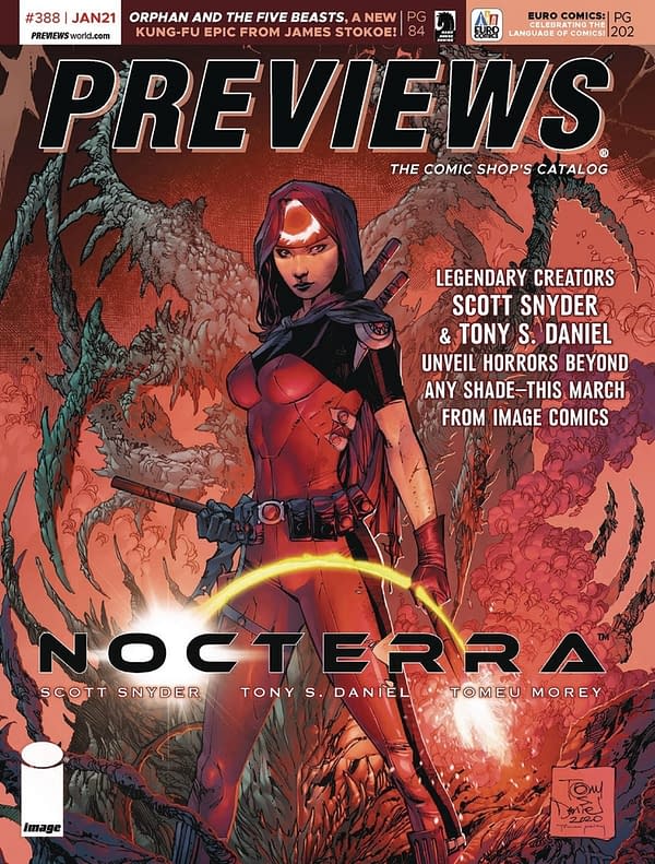 Snyder & Daniel's Nocterra & Invincible Toys - Diamond Previews Cover