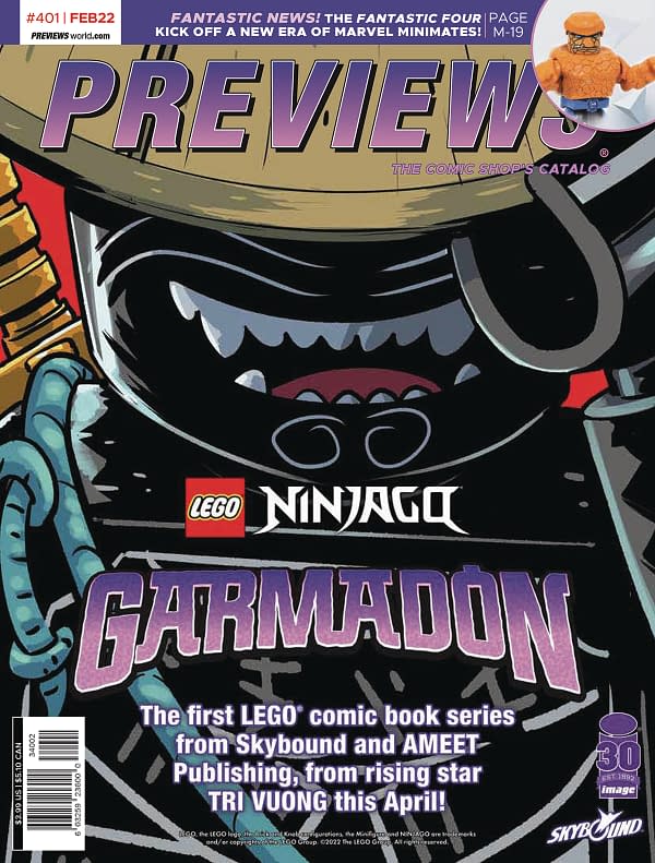 The Rocketeer At IDW & LEGO at Image On Diamond Previews Cover