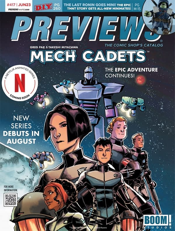 Mech Cadets & The Sacrificers on Diamond Previews Covers Next Week