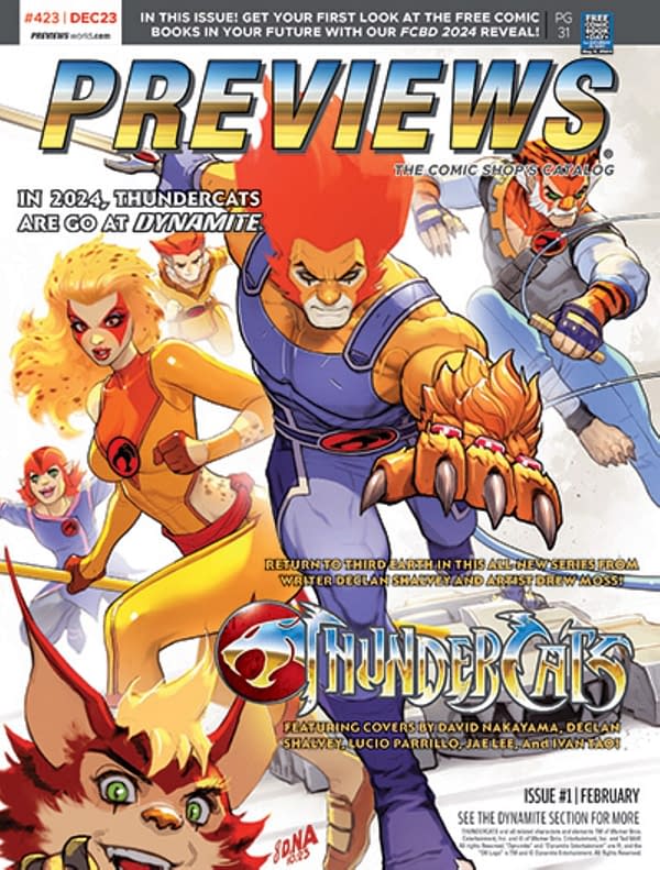ThunderCats & Archangel On Next Week's Diamond Previews Cover