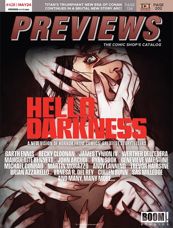 Hello Darkness & EC Comics on Cover of Next Week's Diamond Previews