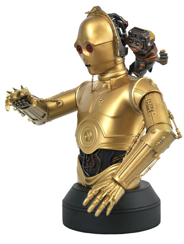 Star Wars C-3PO and Asajj Ventress Receive Gentle Giant Busts