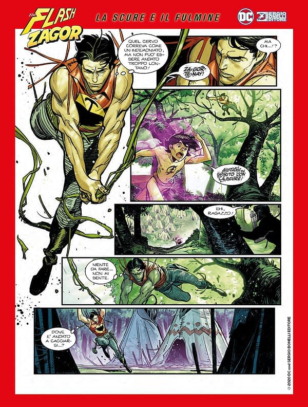 Flash Meets Zagor - USA/Italy Crossover First Preview