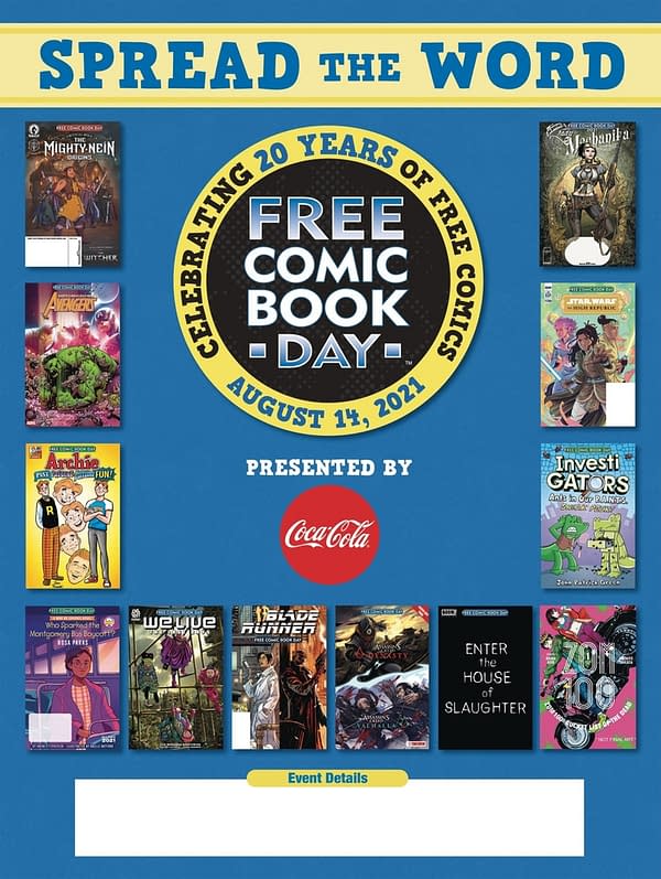 Coca-Cola Ads For Free Comic Book Day Begin