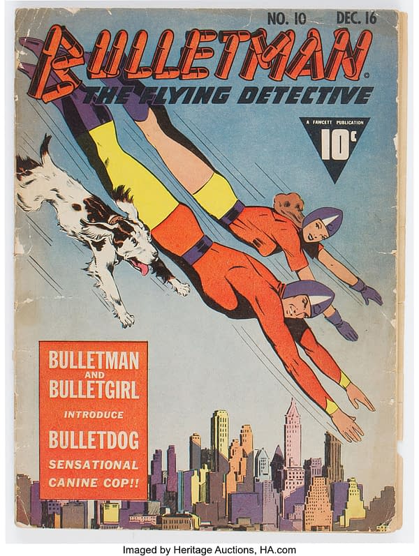 Bulletman #10 (Fawcett Publications, 1942)