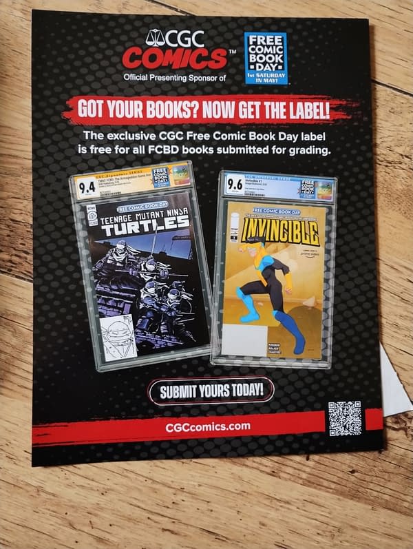 Free Comic Book Day And CGC