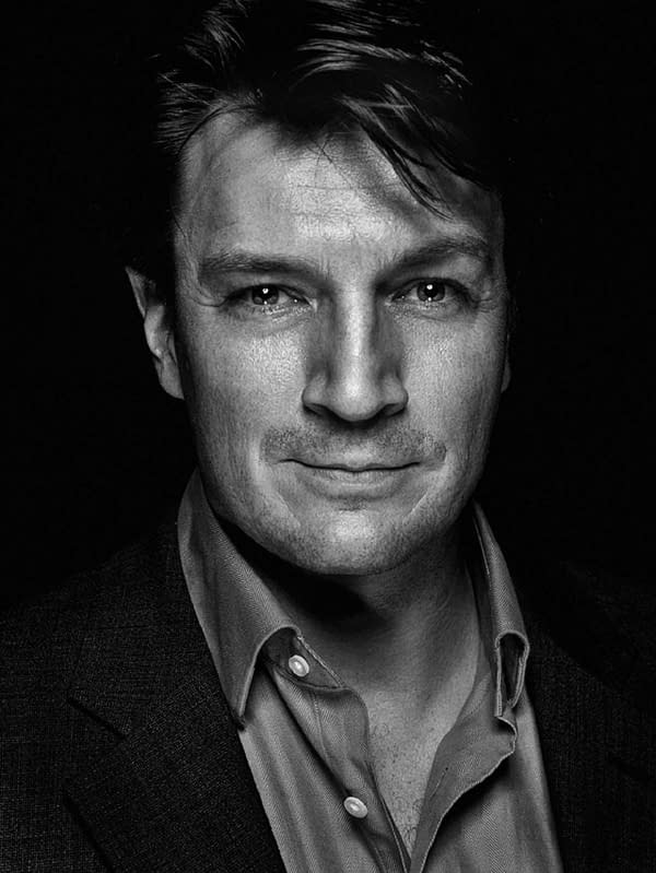 Nathan Fillion serves as the protagonists for Amazon's Starfinder game. Photo credit: Allan Amato.