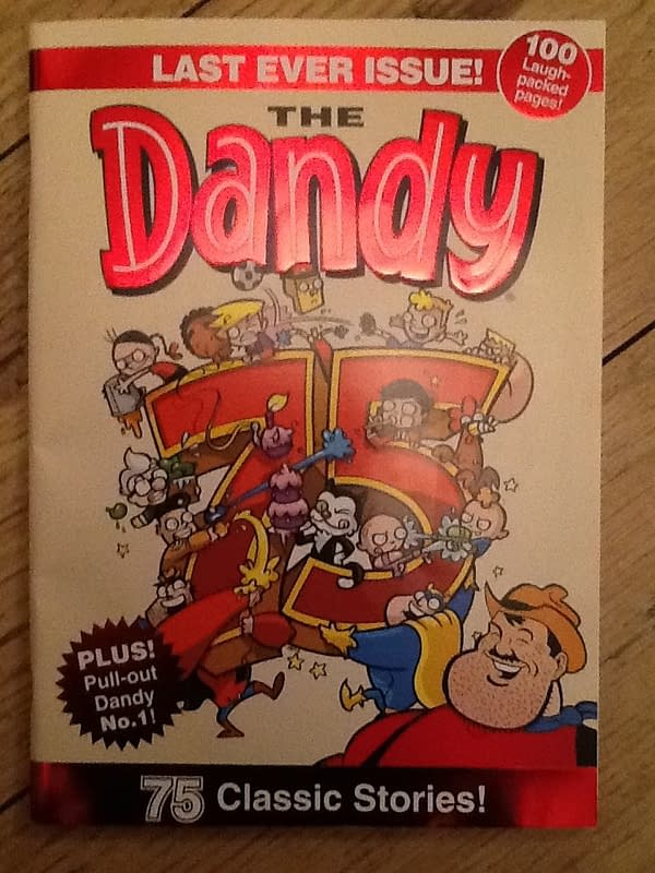 The Cover To The Final Issue Of The Dandy &#8211; In Print