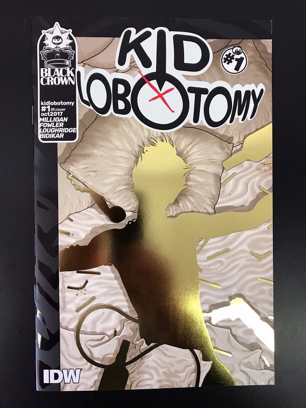 IDW Issues A Recall Of Kid Lobotomy #1 Gold Foil Covers, Asks Retailers To Rip Them Off