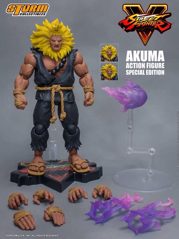 Street Fighter Favorite Akuma Coming from Storm Collectibles