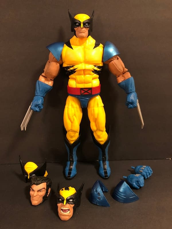 Marvel Legends Wolverine Figure Fights Hulk, Buddies Around with Spidey