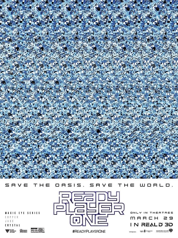 Check Out These Ready Player One Magic Eye Posters from #SXSW