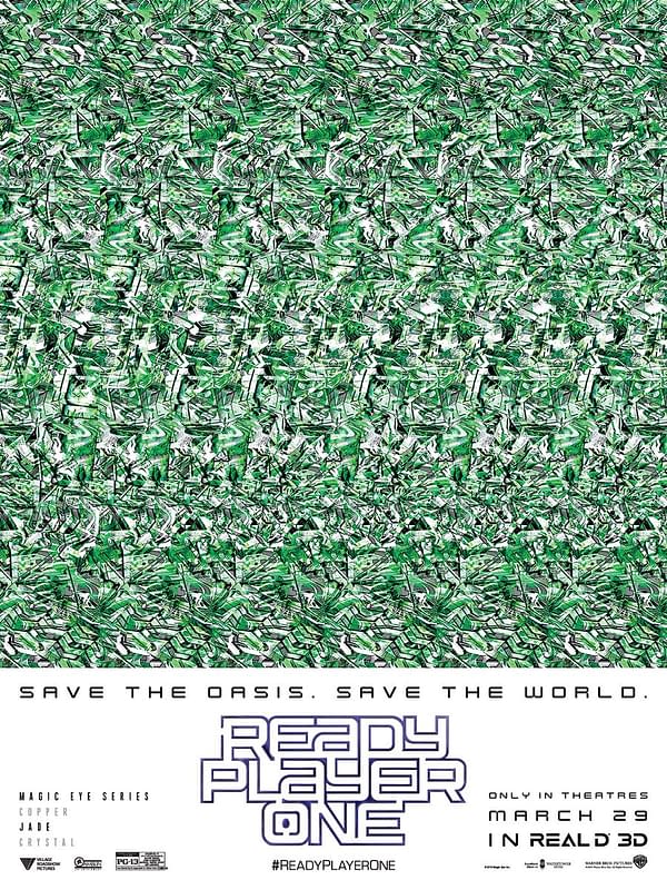 Check Out These Ready Player One Magic Eye Posters from #SXSW