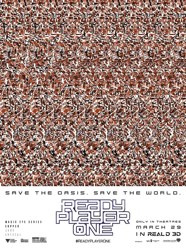 Check Out These Ready Player One Magic Eye Posters from #SXSW