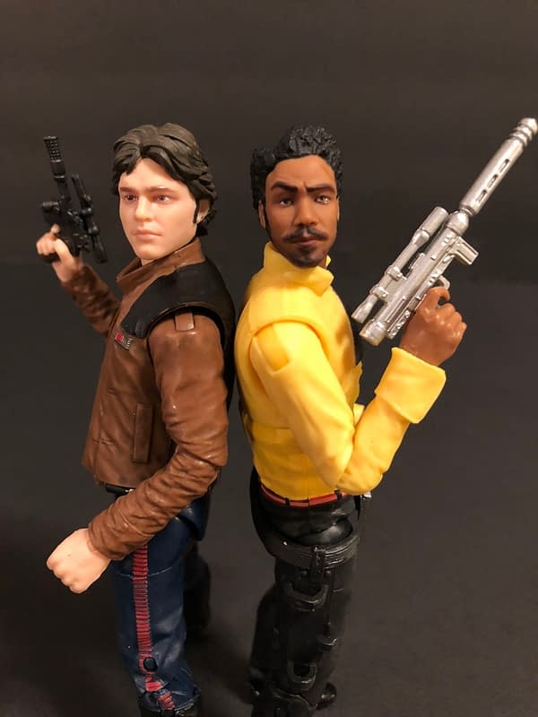 Let's Take A look At Han Solo and Lando Calrissian Star Wars Black Series Figures