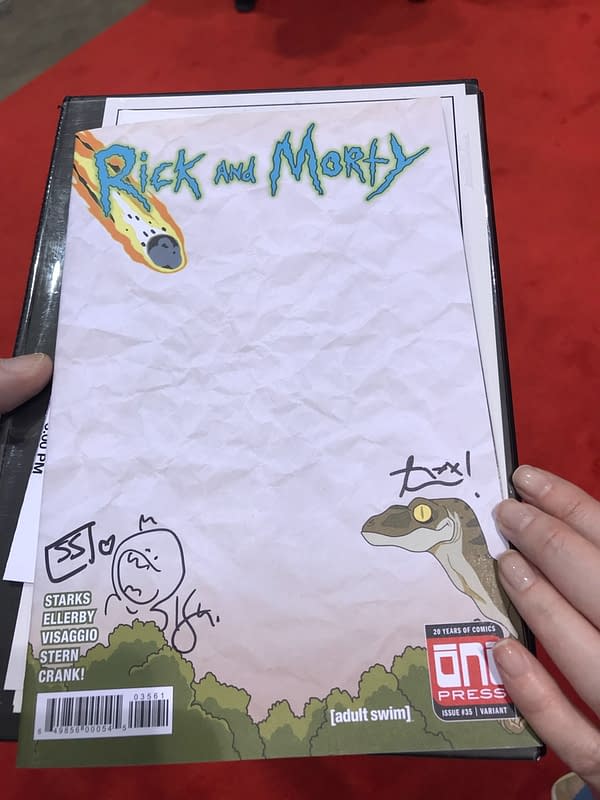 Photos from Oni Press's Rick and Morty Signing at C2E2