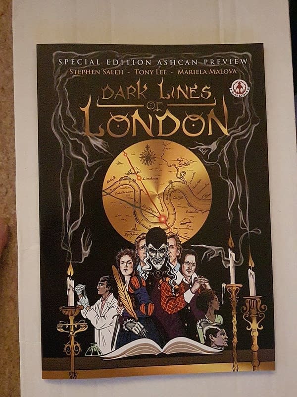 Tony Lee Returns to Markosia for 'Also Known As' and 'Dark Lines Of London' Launching at London Film And Comic Con 2018