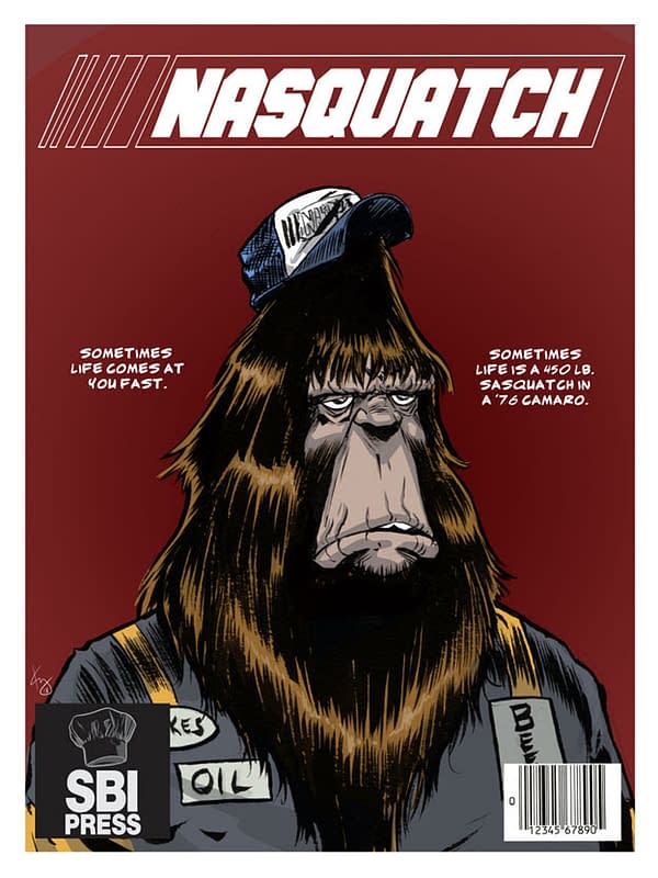 Bigfoots and Nascar, Together at Last, from Kelly Williams and CW Cooke at SBI Press