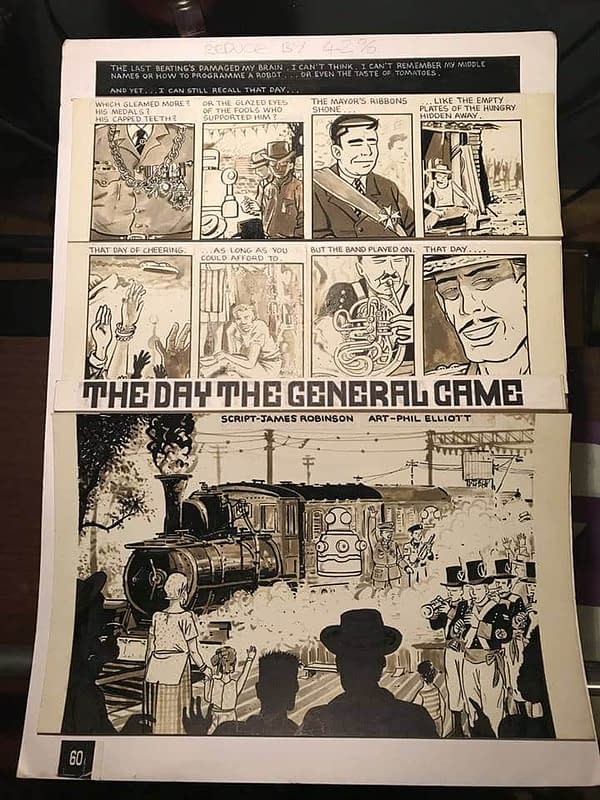 The Day Phil Elliott's Original Comics Artwork Was Recovered