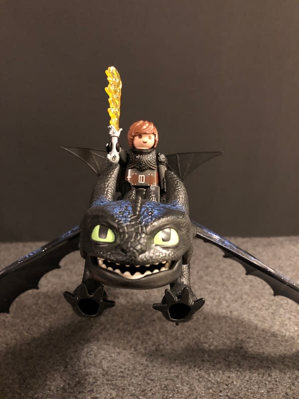 Let's Take at Playmobil's Newest Version of Toothless From How to Train Your Dragon