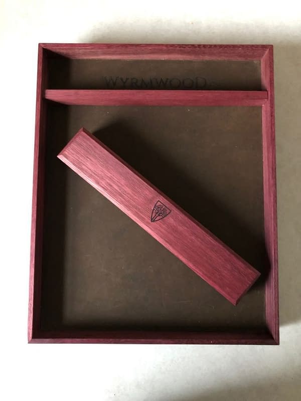 Review: Wyrmwood Purpleheart Dice Tray and Dice Vault