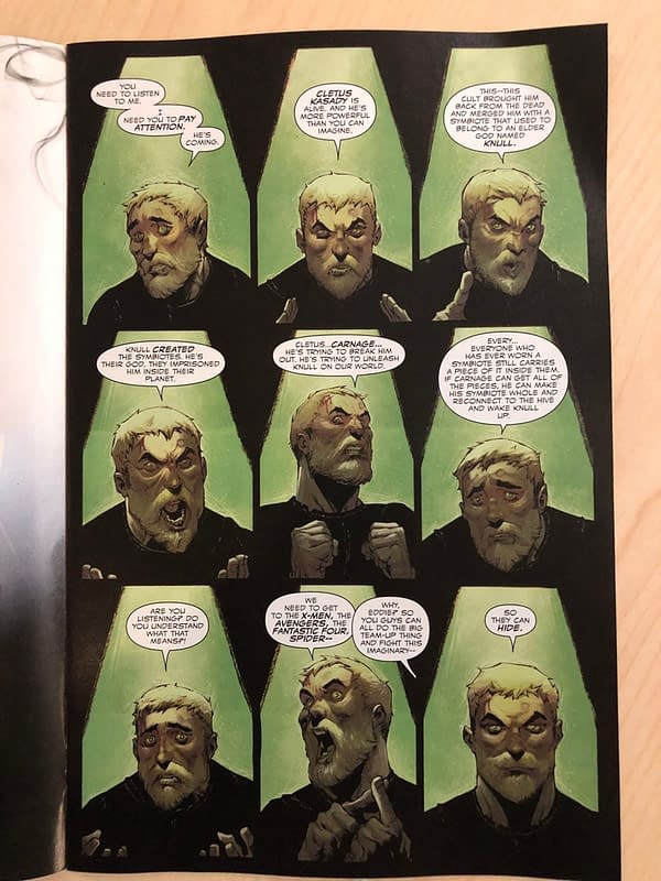Eddie Brock's Warning to the Marvel Universe, From Spider-Man Free Comic Book Day 2019 (Spoilers)