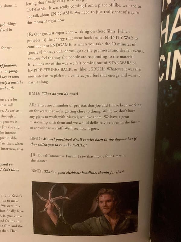 The OTHER Thing The Russo Brothers Would Come Back For- 'Krull'