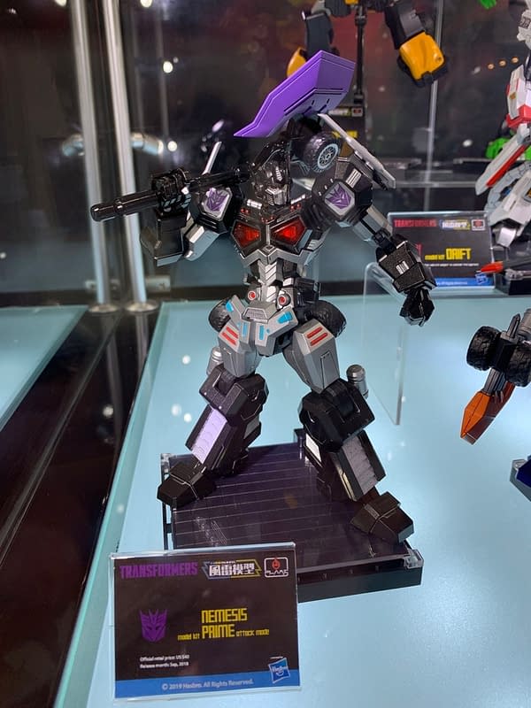 Flame Toys Transformers SDCC Display: Dynamic and Desirable