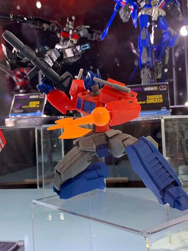 Flame Toys Transformers SDCC Display: Dynamic and Desirable